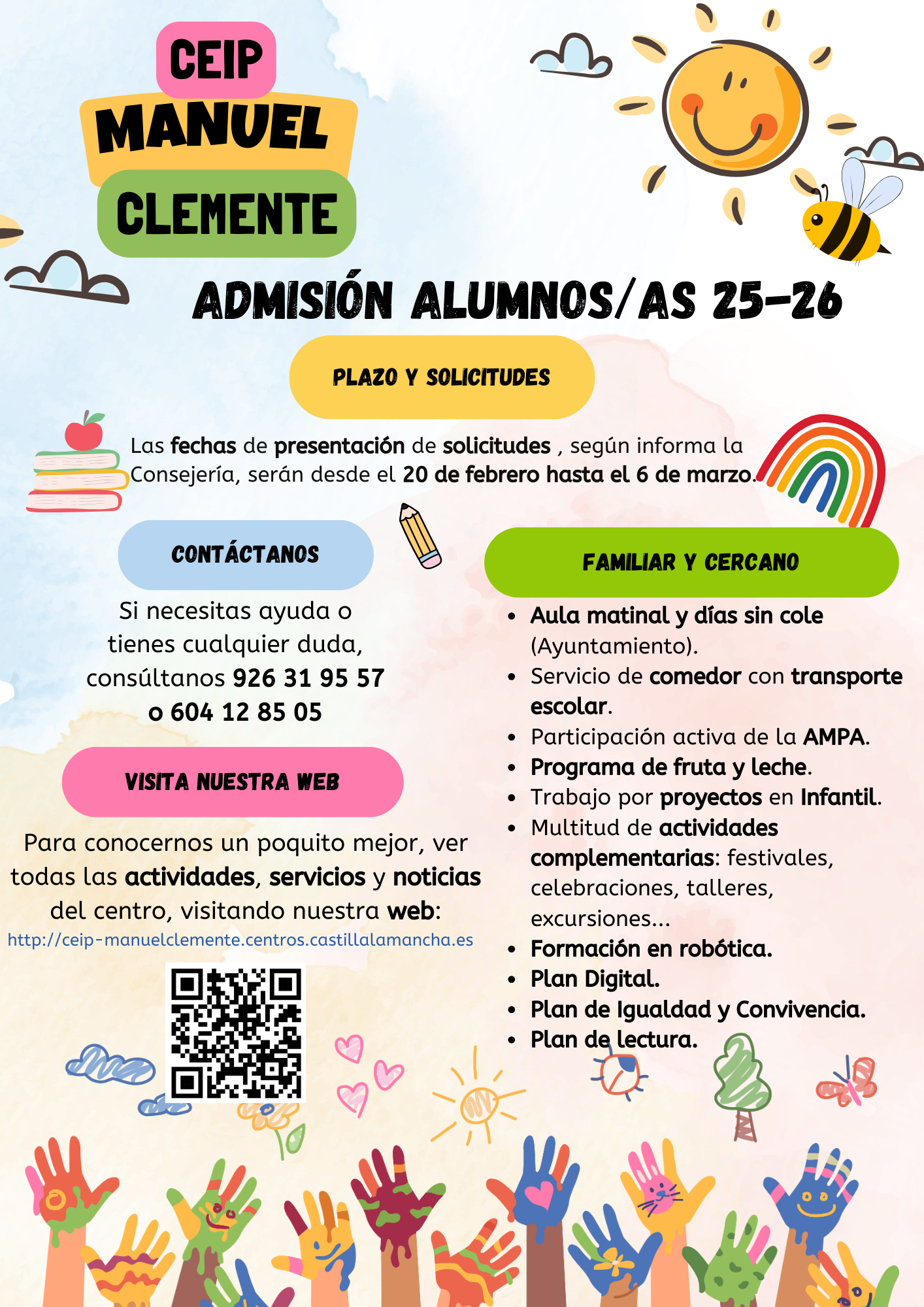 Jornada De Puertas Abiertas Admisi N Alumnado Ceip Manuel